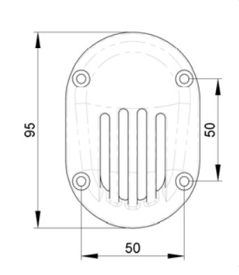 Crépine d'admission TRUDESIGN bateau moteur ou voile